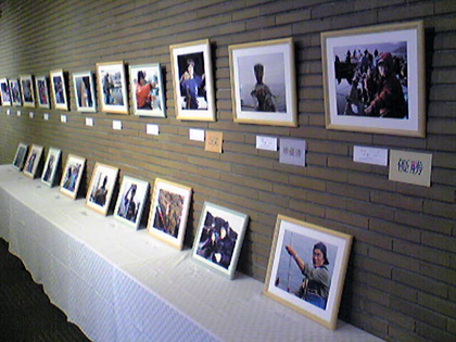 コミュニティ嵯峨野での再展示会の模様